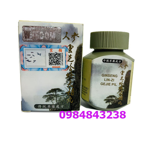 Nhân sâm linh chi tắc kè đại bổ hoàn - Ginseng lin-zi gejie pil giúp tăng cân hiệu quả